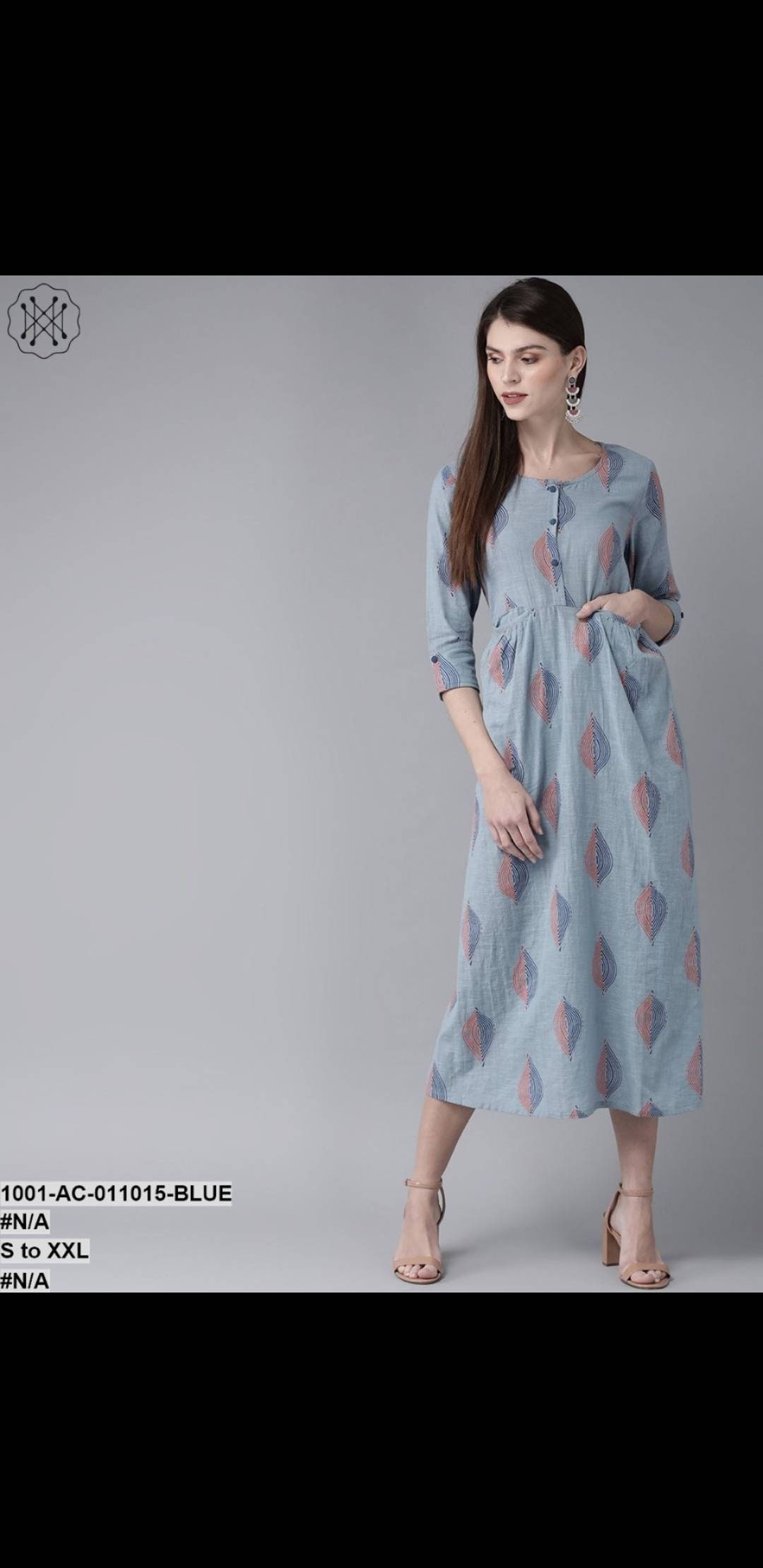 Designer cotton dress for girls Etsy