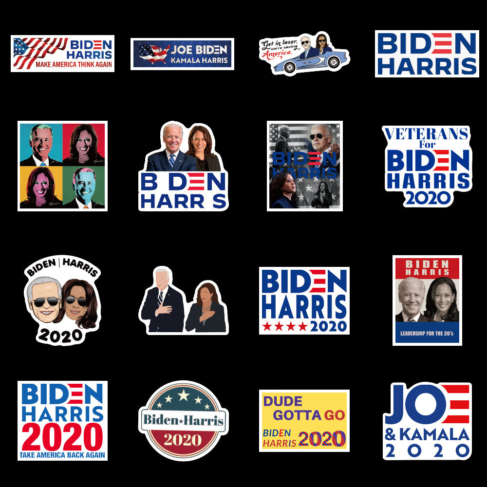 50PCS Joe Biden Sticker Pack Kamala Harris Stickers Pack Etsy