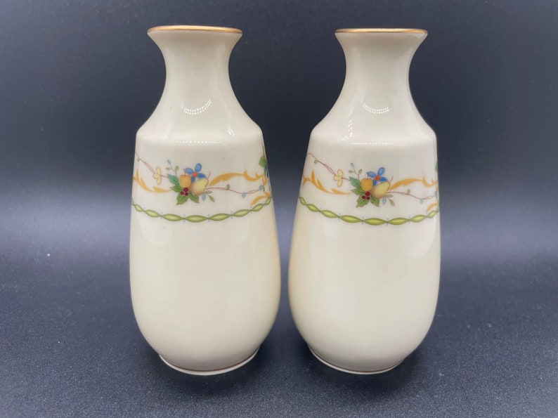 Vintage Noritake Salt and Pepper Shakers Normandy Salt and Etsy