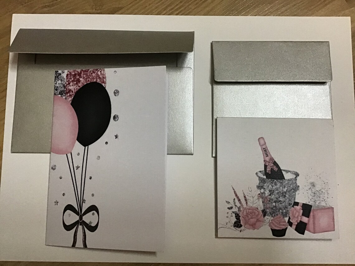 Celebration Stationery set custom notecards social Etsy