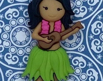 Hawaiian Girl (guitar) needle minder