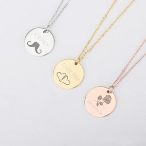 Custom Engraved Name Necklace, Personalized Constellation Jewelry Gift