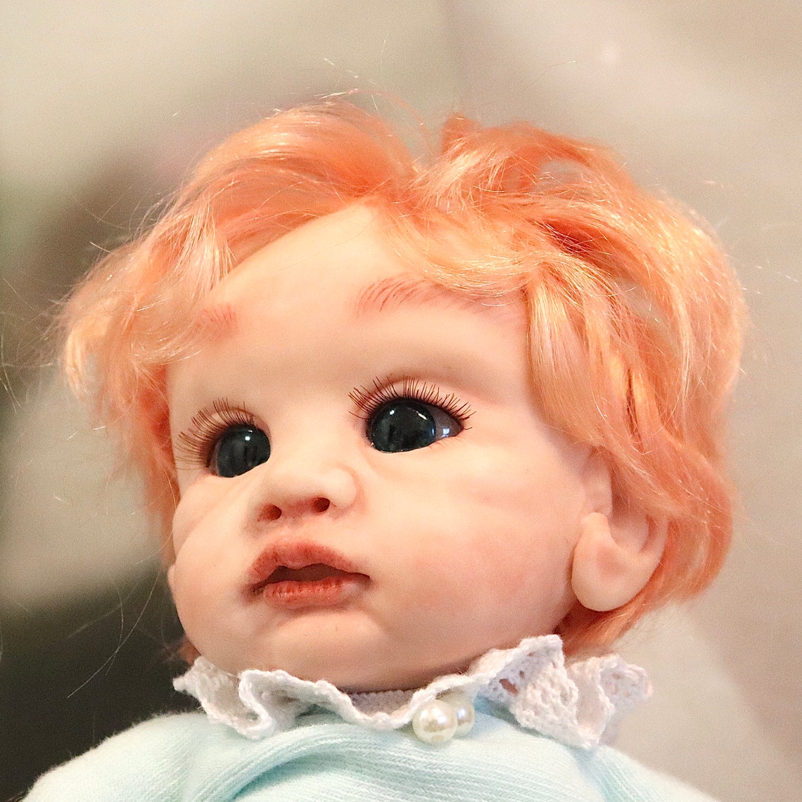 Ooak Baby Puppe Engel Beweglich Polymer Clay Puppe Reborn Art | Etsy