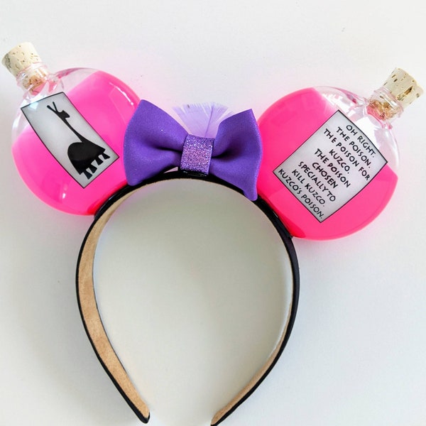 Emperor's New Groove Ears, Yzma Mickey Minnie Mouse Ears