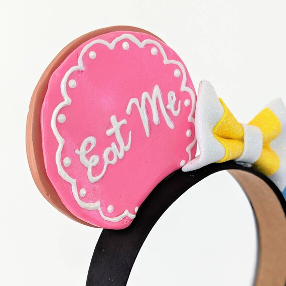 MATTE Animated version Alice in Wonderland Eat Me Drink Me Mickey Minnie Mouse Ears