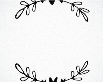 Download Heart Wreath Svg Etsy