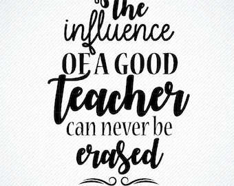 Download Influence Of Teacher Etsy