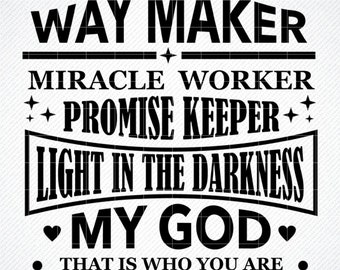 Download Waymaker Svg Etsy