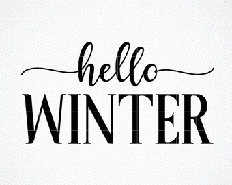 Download Hello Winter Svg Etsy