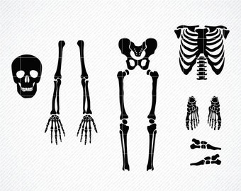 Download Skeleton Svg Etsy