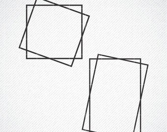 Download Rectangle Frame Svg Etsy