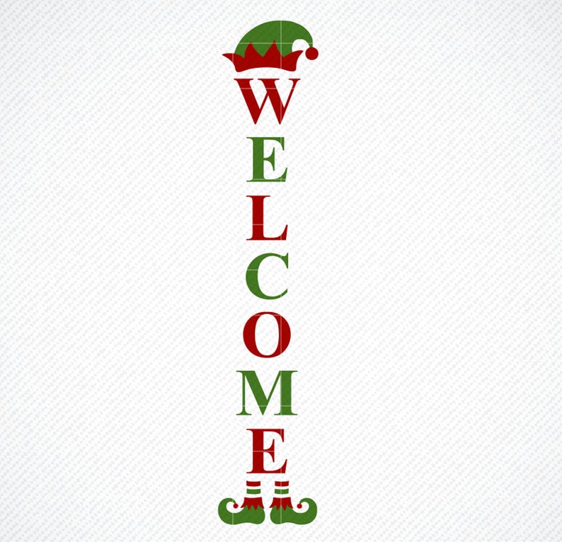 Download Christmas Porch Sign SVG Welcome Sign SVG Vertical Sign ...