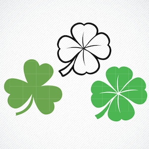 Día de San Patricio SVG, Día de San Patricio PNG, Trébol Svg, Shamrock Svg, Trébol de tres hojas Svg, Hoja de trébol SVG, Archivos de corte del Día de San Patricio