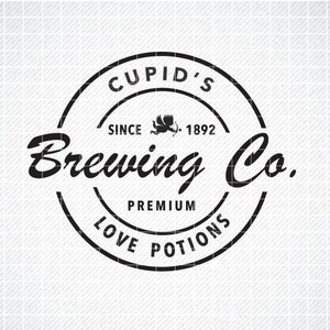 Cupid's Brewing Co SVG, Cupid's Brewing Company png, Valentine SVG , Valentine's Day Shirt svg, Cupid Valentine svg, Valentine's Day svg image 1