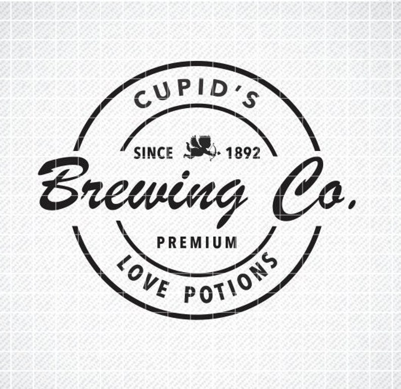 Cupid's Brewing Co SVG, Cupid's Brewing Company png, Valentine SVG , Valentine's Day Shirt svg, Cupid Valentine svg, Valentine's Day svg image 1