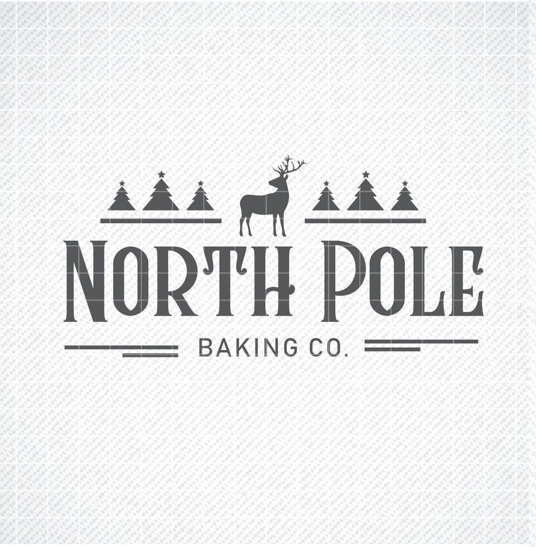 North Pole Baking Company SVG File, Cookie SVG File, Christmas SVG File