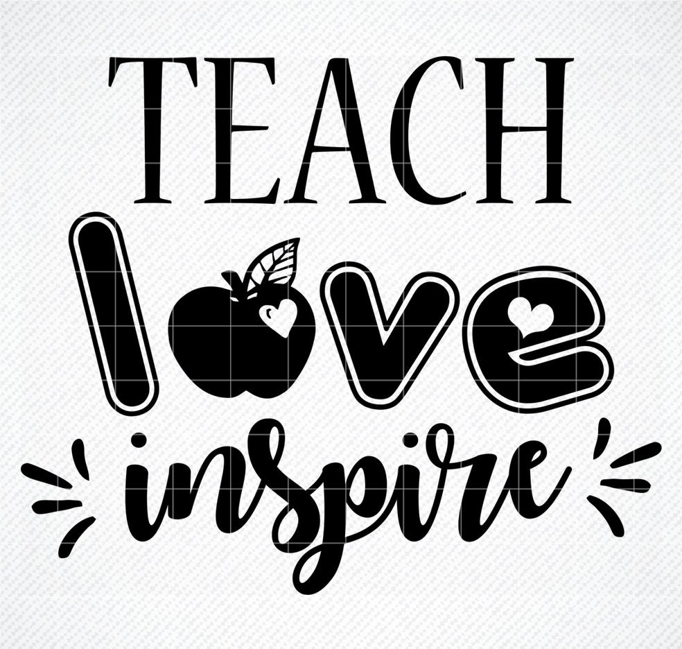Free Free 50 Teach Love Inspire Svg Etsy SVG PNG EPS DXF File