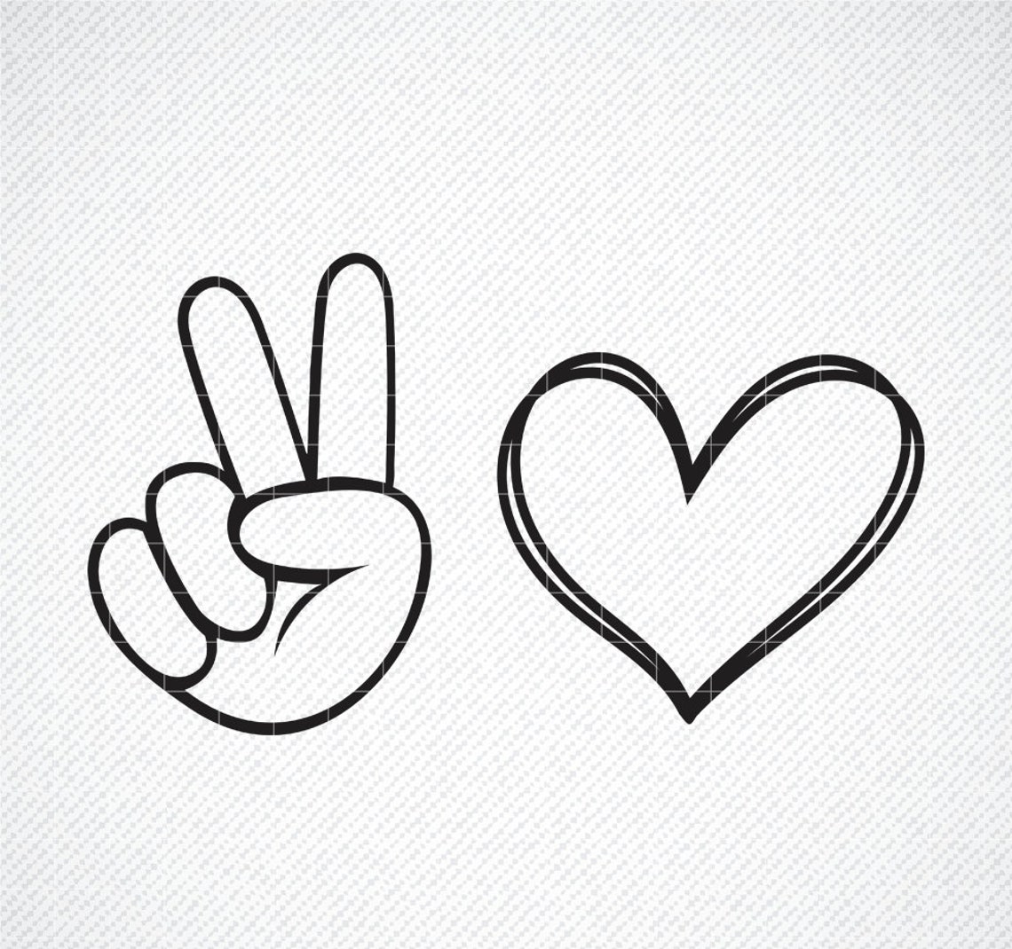 Free Free 201 Hand Peace Love Svg SVG PNG EPS DXF File