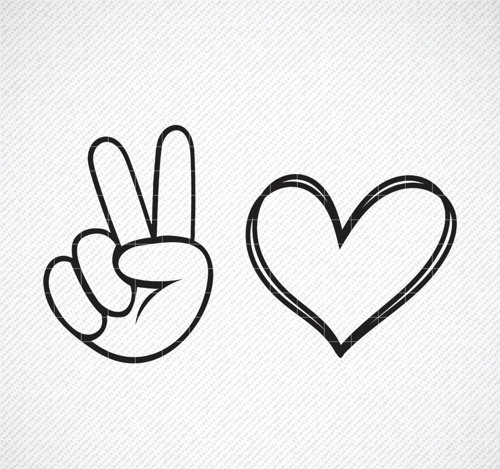 Free Free 146 Hand Peace Love Svg SVG PNG EPS DXF File