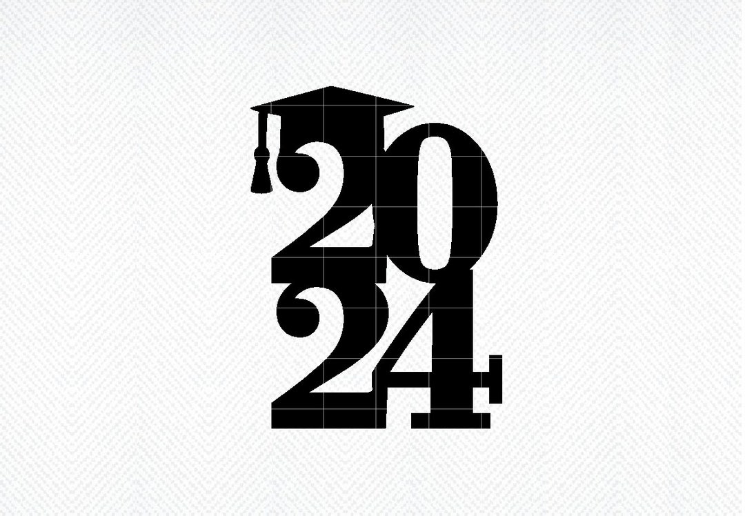 Class of 2024 SVG, 2024 Graduation Cake Topper Svg, 2024 Grad Cake