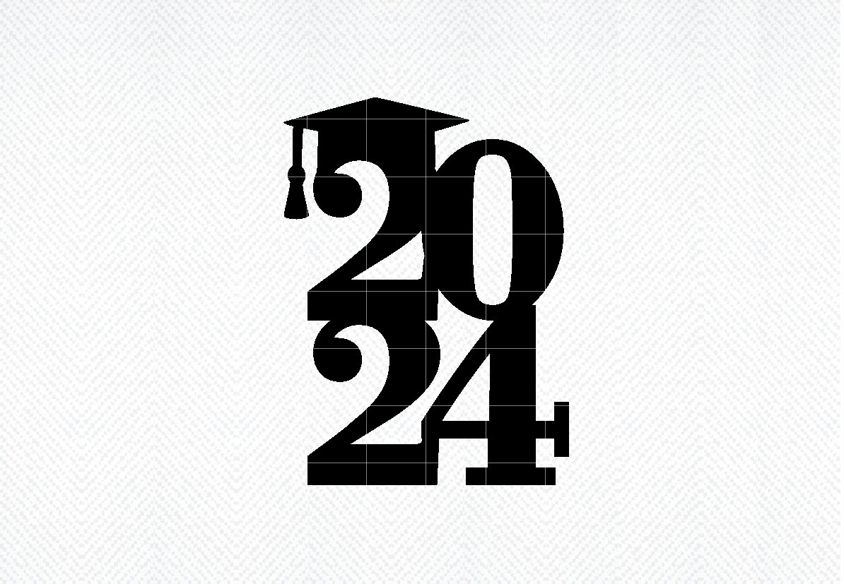 Clase de 2024 SVG 2024 Graduación Cake Topper svg 2024 Grad Etsy México
