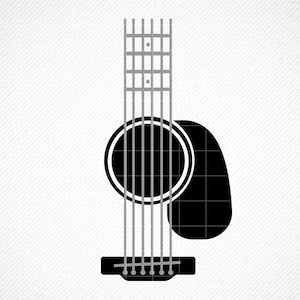 Gitaar Tumbler SVG, Gitaar SVG, Gitarist Tumbler SVG, Cricut Sublimation T-Shirt Silhouette Cut Files Download Clipart