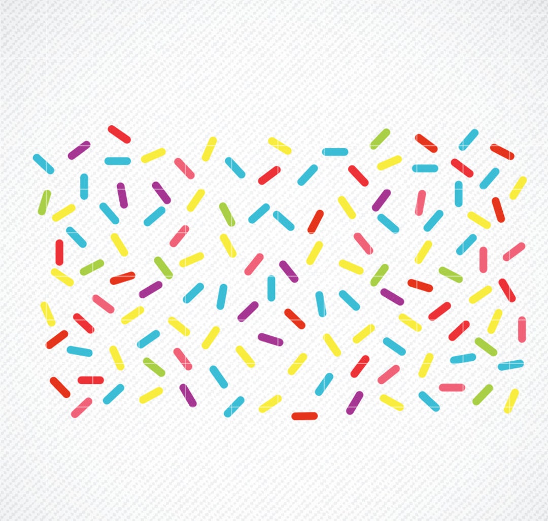 Sprinkle Svg, Bakery Svg, Sprinkle Donut Svg, Donut Svg, Confetti Svg