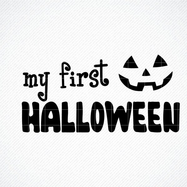 My First Halloween SVG, Baby Halloween SVG, Cricut, Silhouette,  Halloween svg, Pumpkin svg, baby svg,  1st Halloween svg, First Halloween