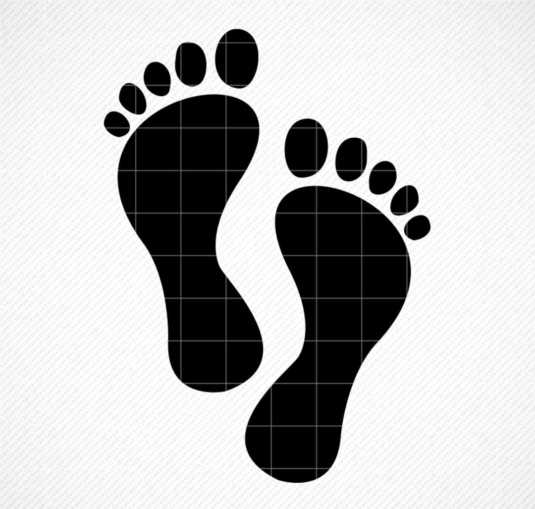 Footprints SVG, Footprint Svg Feet Svg Beach Svg Summer SVG, Footprint
