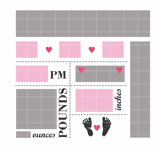 Download Baby Birth Announcement Svg Birth Stats Svg Baby Svg Birth Etsy