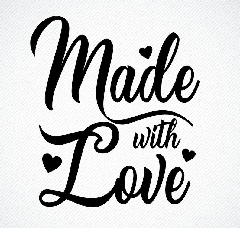 Download Fatto con amore in formato SVG Made con amore fatto con | Etsy