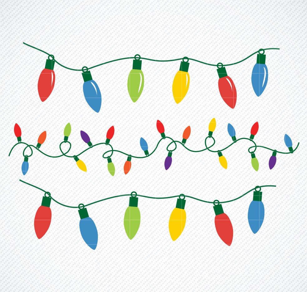 SVG Christmas Lights SVG Christmas Light Christmas Lights Etsy