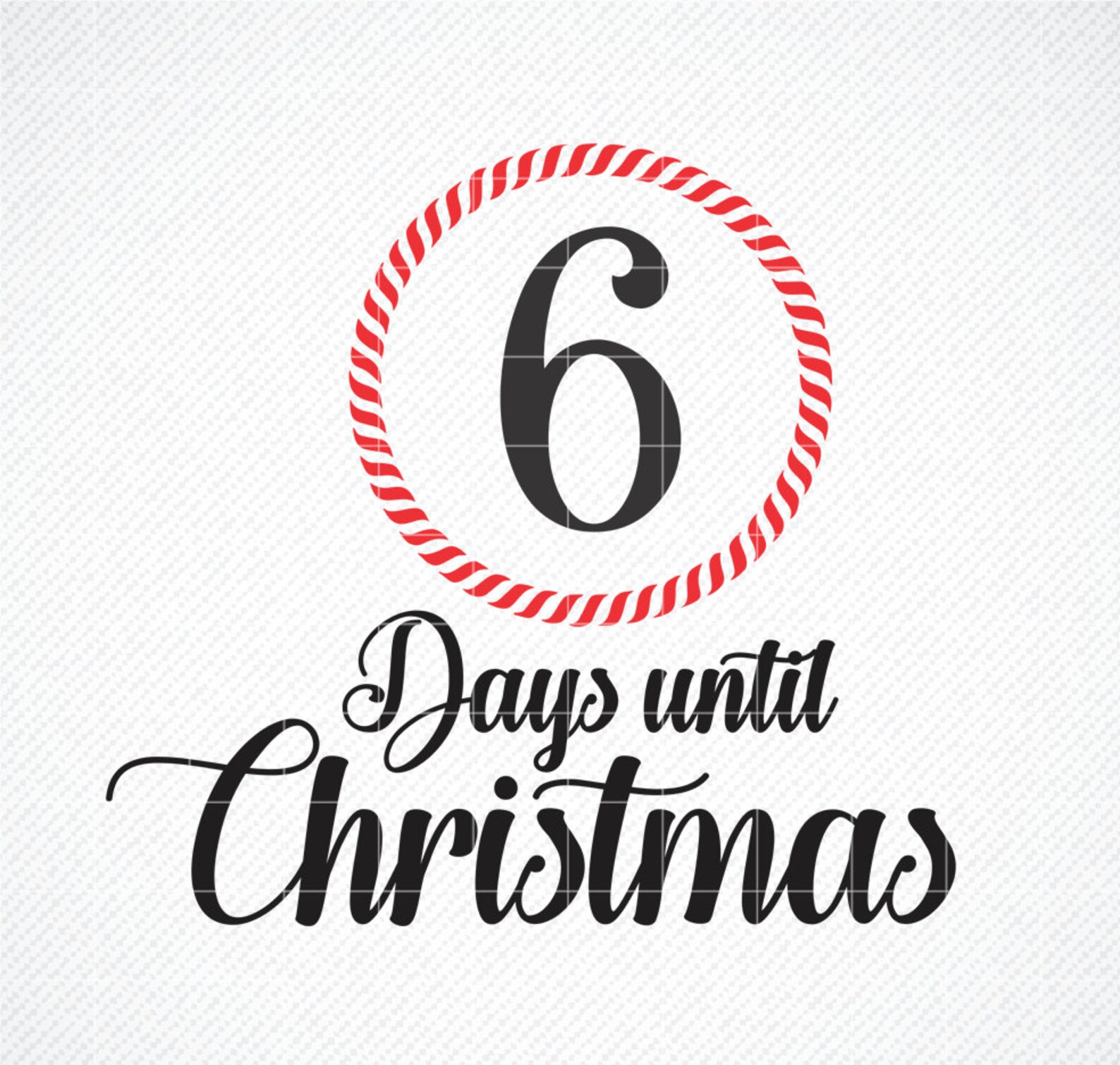 Christmas Countdown SVG Days Until Christmas SVG Christmas Etsy