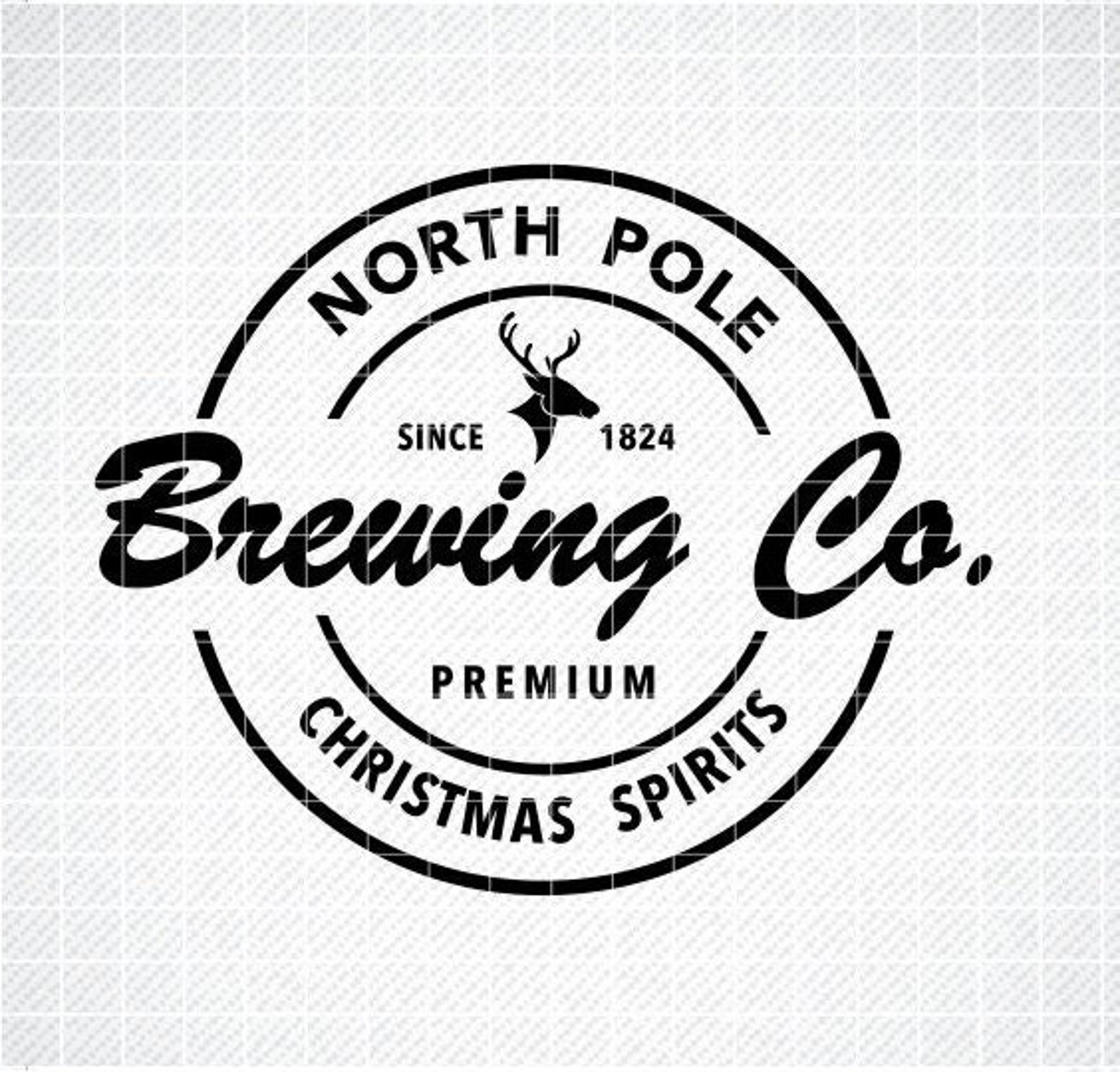 North Pole Brewing Co Svg Merry Christmas Svg Sleigh Rides - Etsy