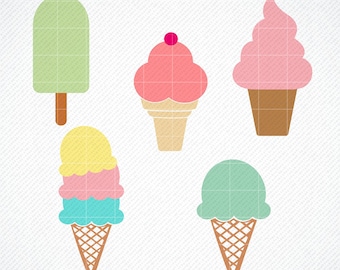 Ice Cream Cone svg, Ice Cream Svg, Ice Cream Cut File, Summer svg, Ice Cream Cone png, Ice Cream Cone Clipart, Ice Cream Cone
