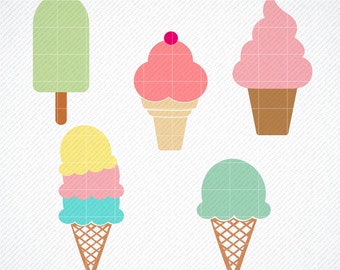 Ice Cream Cone svg, Ice Cream Svg, Ice Cream Cut File, Summer svg, Ice Cream Cone png, Ice Cream Cone Clipart, Ice Cream Cone