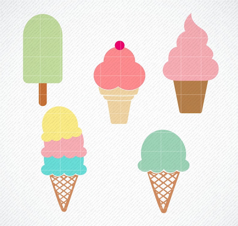 ice cream cone svg ice cream cut file summer svg svg etsy