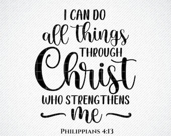 I Can Do All Things Through Jesus Who Strengthens Me {Verse Band} I Can Do All Things Through Jesus Who Strengthens Me {Verse Band}