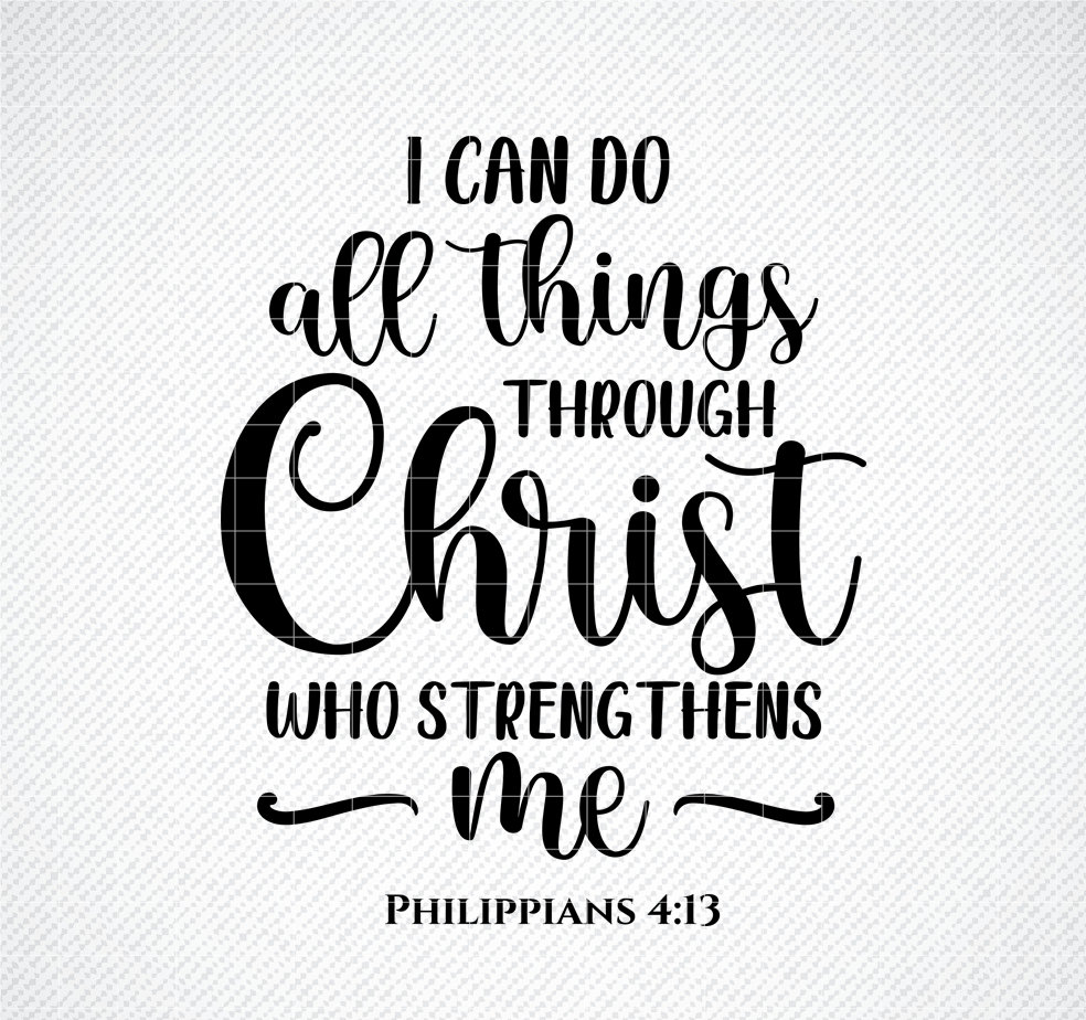 I Can Do All Things Through Jesus Who Strengthens Me {Verse Band} I Can Do All Things Through Jesus Who Strengthens Me {Verse Band}