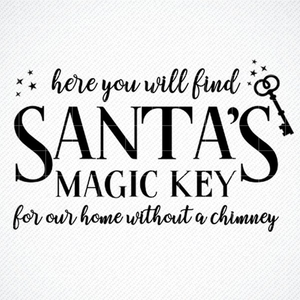 Santa Key - Etsy