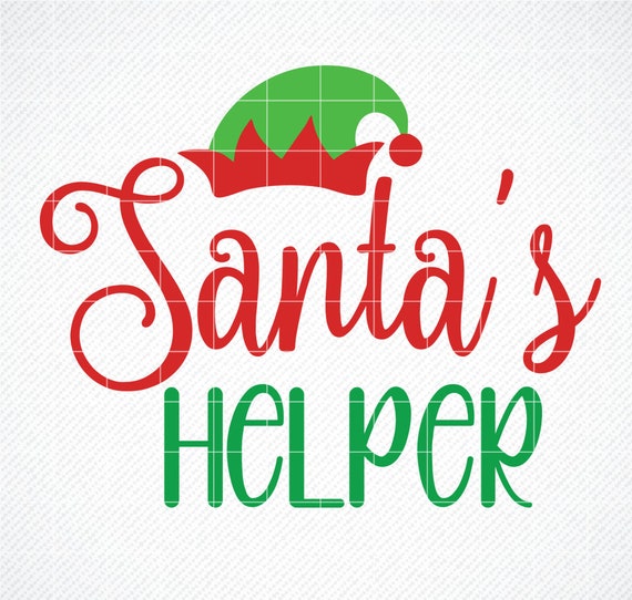 Santa's Helper SVG Christmas SVG Digital Download Etsy