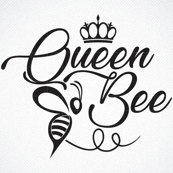 Queen Bee SVG, Queen Bee png, Woman Boss SVG, Cricut SVG Files, archivos de corte svg svg, boss lady svg, descarga instantánea, calcomanías de vinilo diy