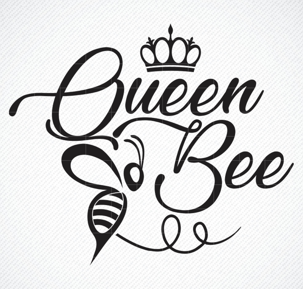 Queen Bee Svg Honey Bee Svg Crown Svg Laurel Svg Bee Etsy Canada