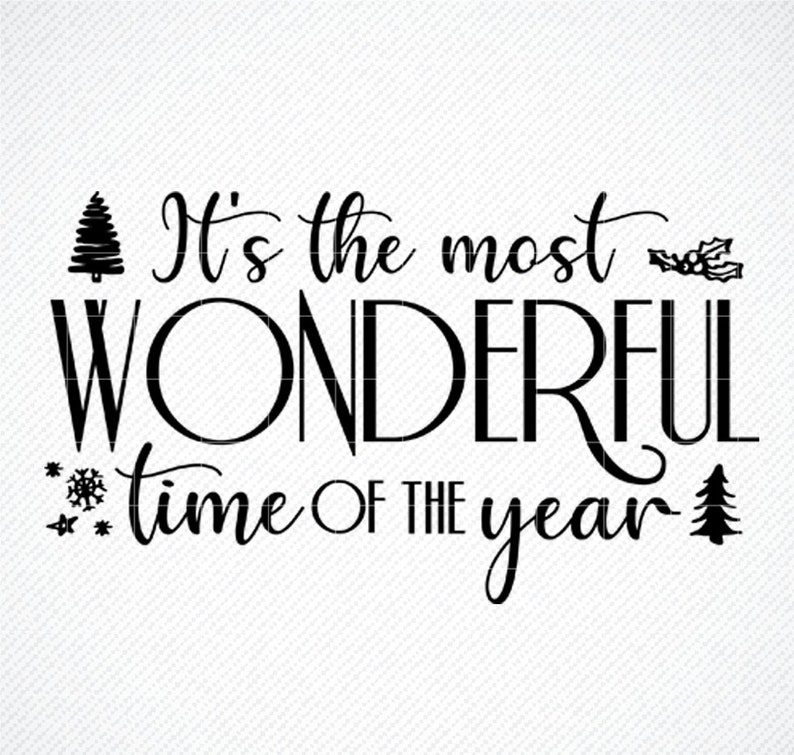 It's the Most Wonderful Time of the Year Ornament Holiday - Etsy