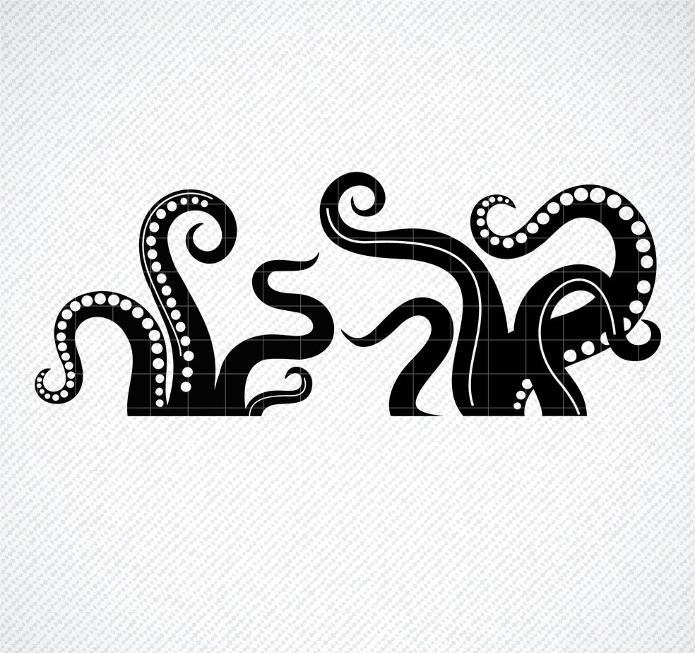 Octopus Tentacles Svg Octopus Svg File Tentacle Svg Etsy Singapore ...