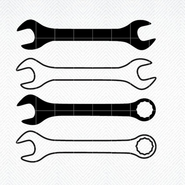 Wrenches SVG, Wrench png, Wrench svg, Spanner Bundle svg, Wrench Bundle, Wrench Clipart, Tools svg, Spanner Clipart, Wrench Silhouette,