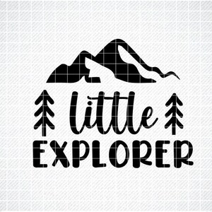 Little Explorer SVG, Adventure SVG, Onesie SVG, Kind, Png, Eps, Dxf, Cricut, Cut Dateien, Silhouette Dateien, Download, Druck
