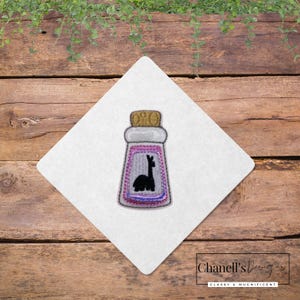 Llama Potion Feltie: Emperors Groove Inspired (Uncut)