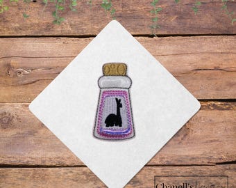 Llama Potion Feltie: Emperors Groove Inspired (Uncut)