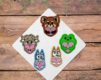 Embroidered Animal Feltie | Pocket Hug, Uncut Craft Felties